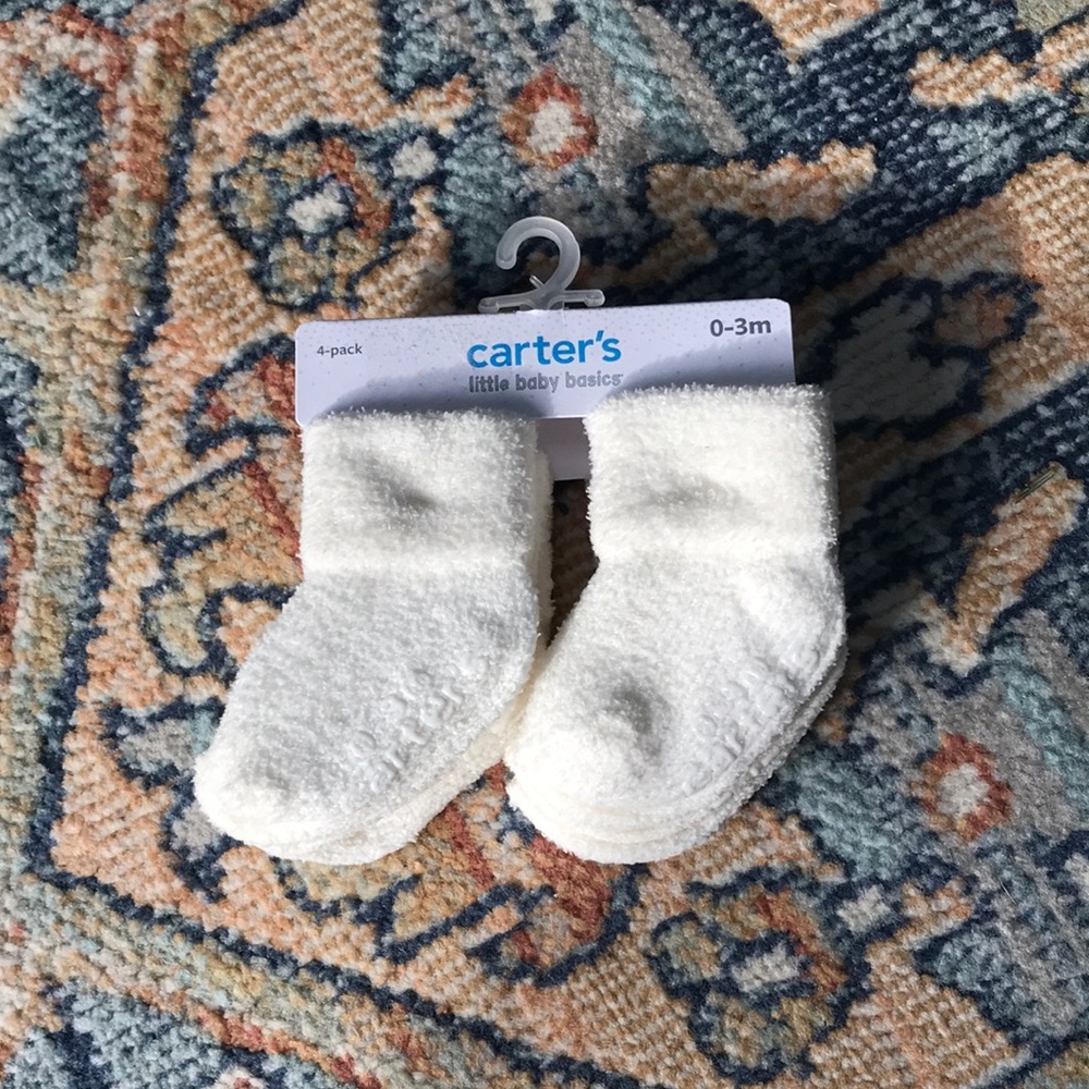 BRAND NEW 0-3 Month Socks